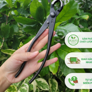 Kìm cạp tròn logo chìm thép đúc đen nguyên khối hàng nội địa Trung Quốc